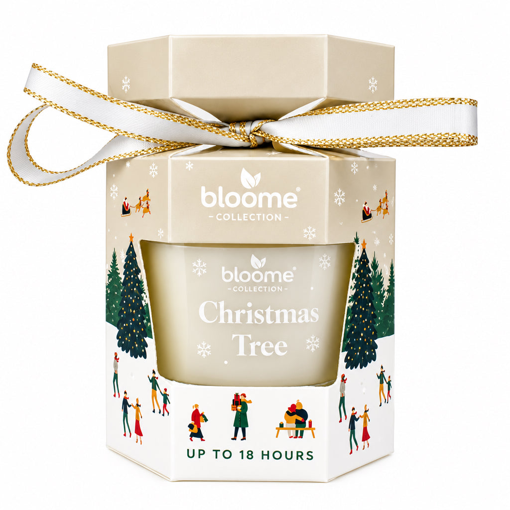 Christmas glass candle - Christmas tree