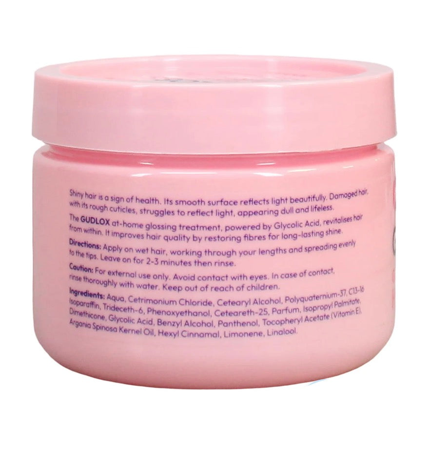 Pink Gudlox gloss hair mask