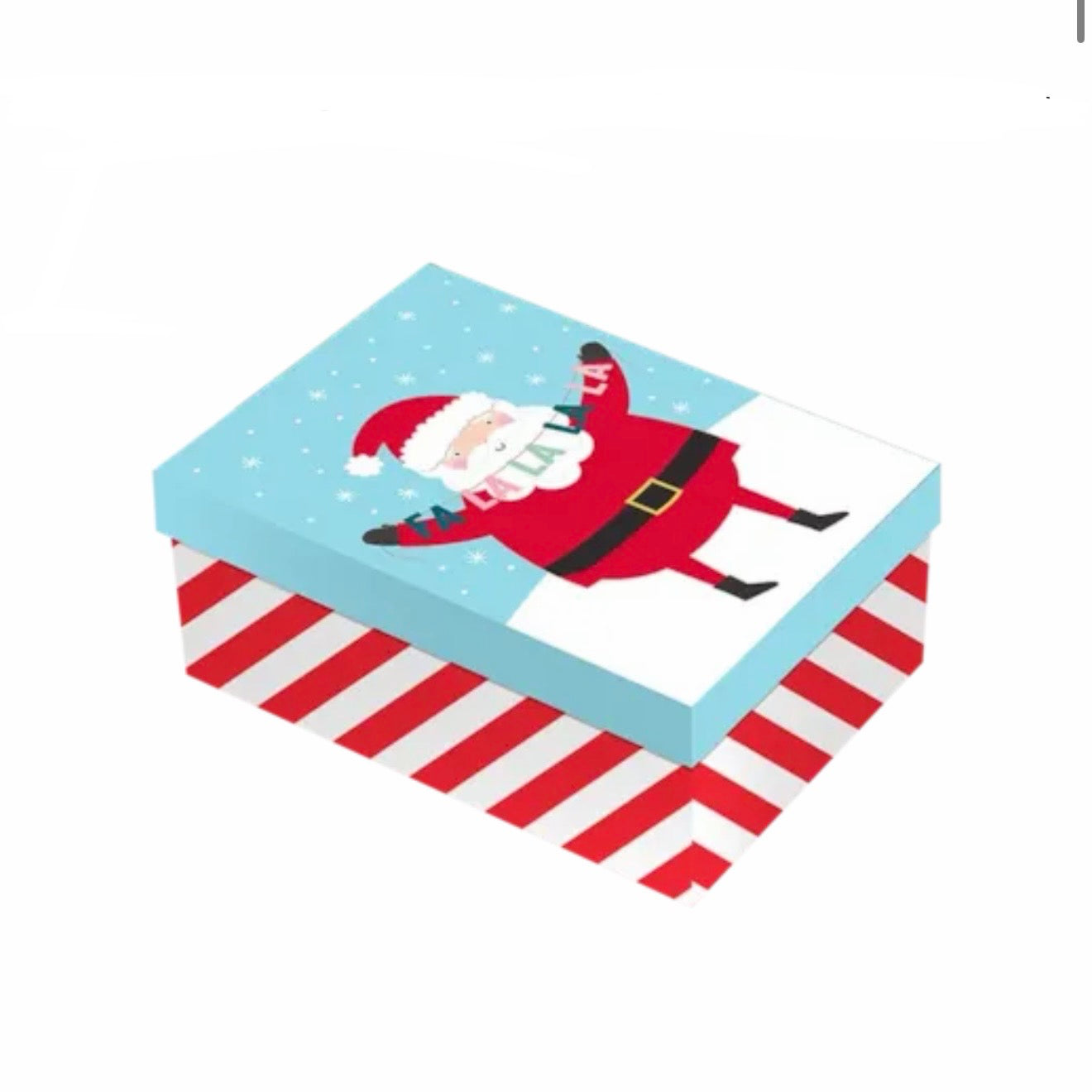 Christmas rectangle gift box 22x14cm