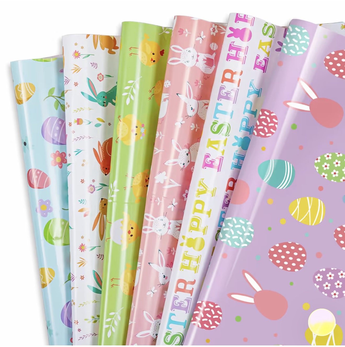Easter wrapping paper 12 sheets