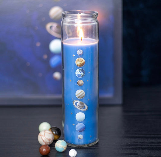 Tube candle - solar system