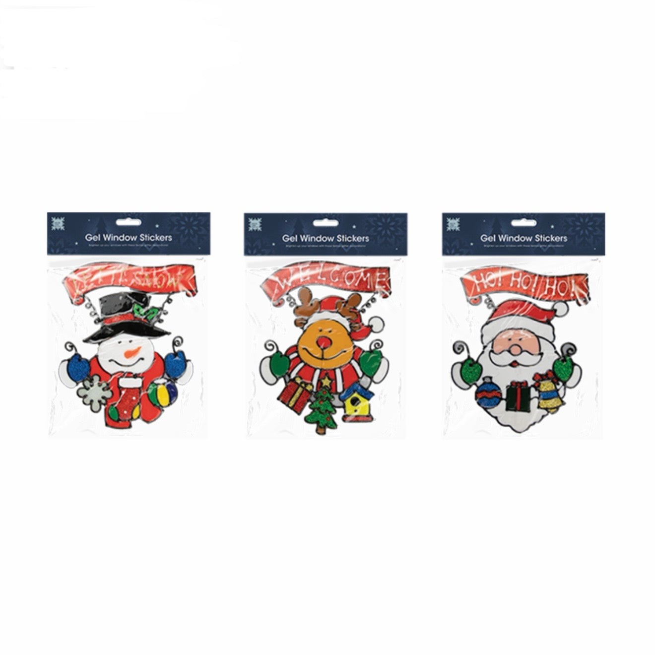 Christmas figure window sticker