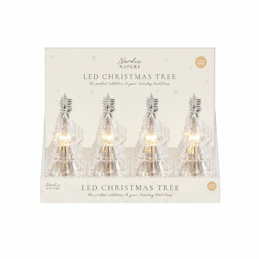 LED battery operated warm white Christmas tree 11cm