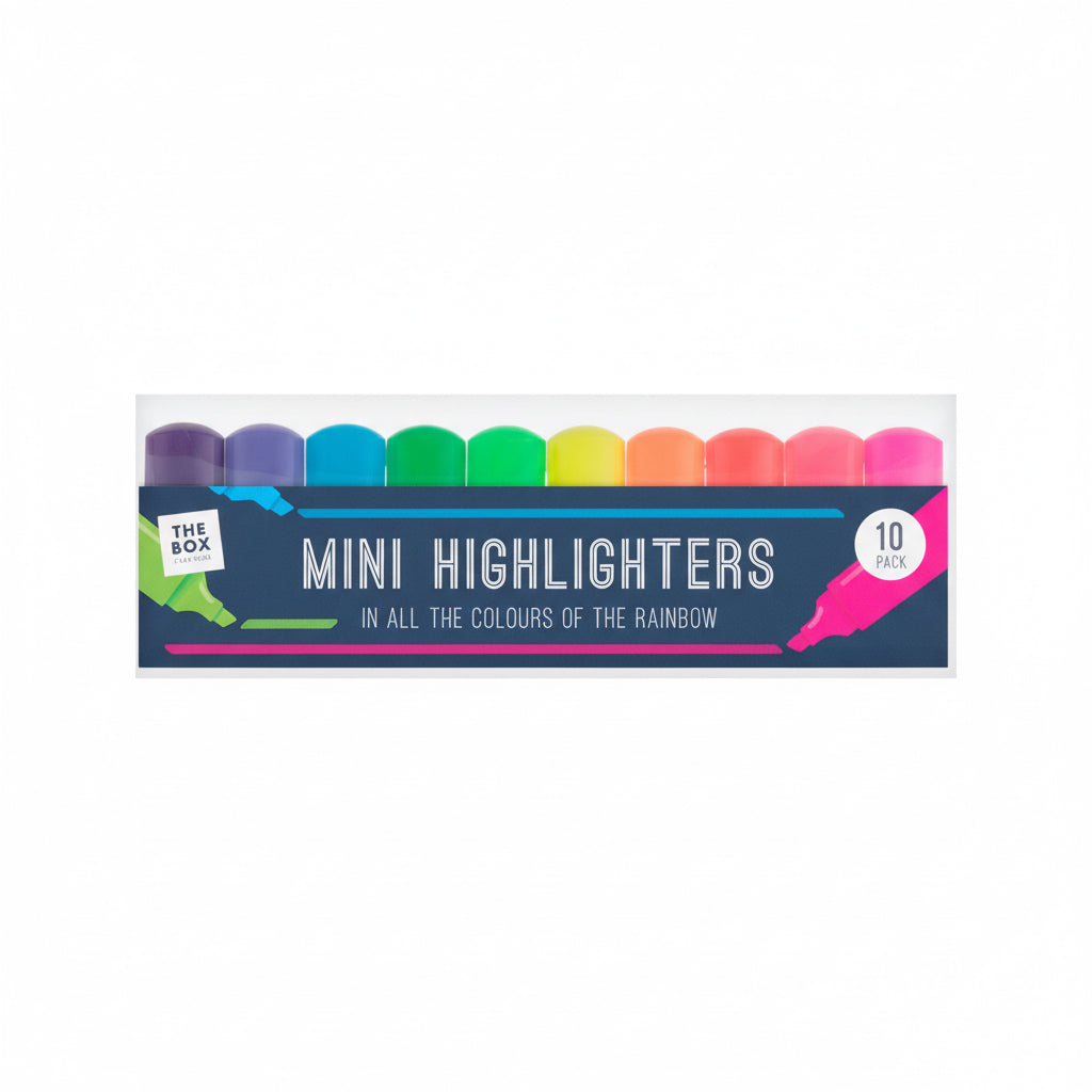 Mini highlighters 10 pack