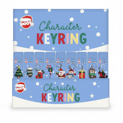 Christmas character keyring