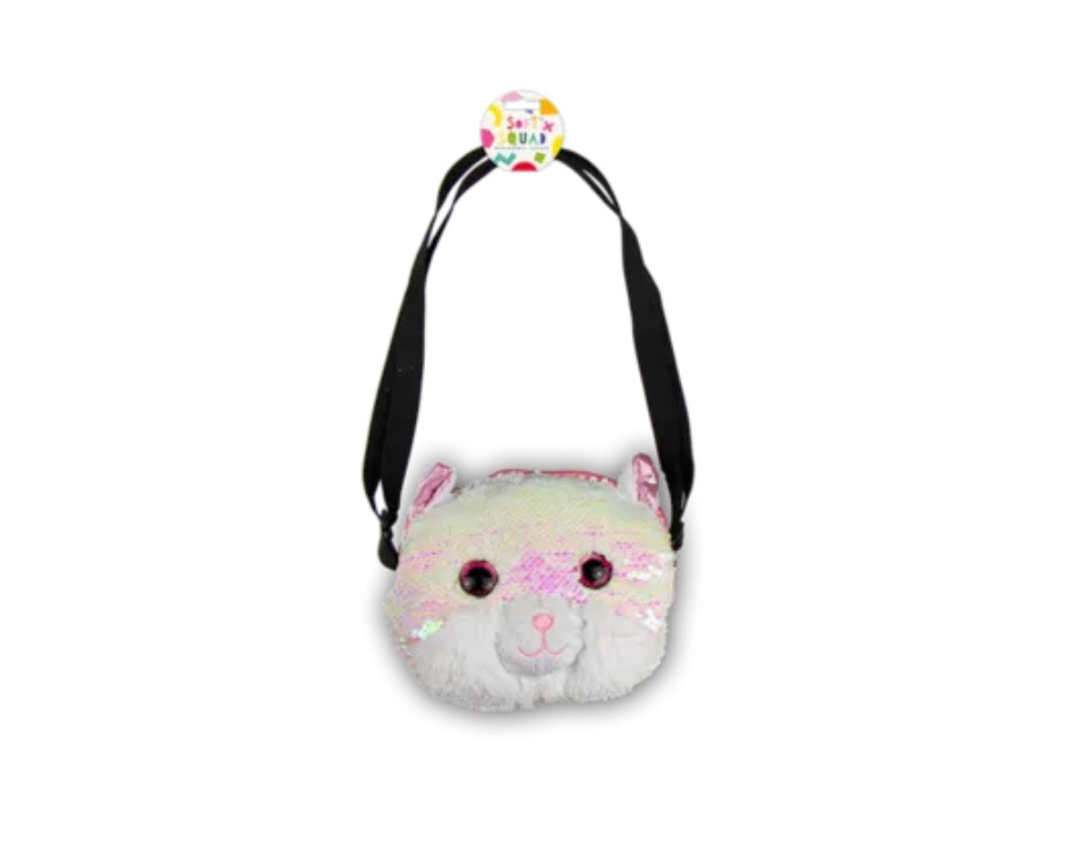 Sequin plush bag