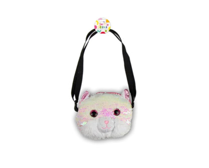 Sequin plush bag