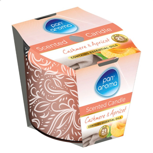 Pan aroma candle - cashmere & apricot