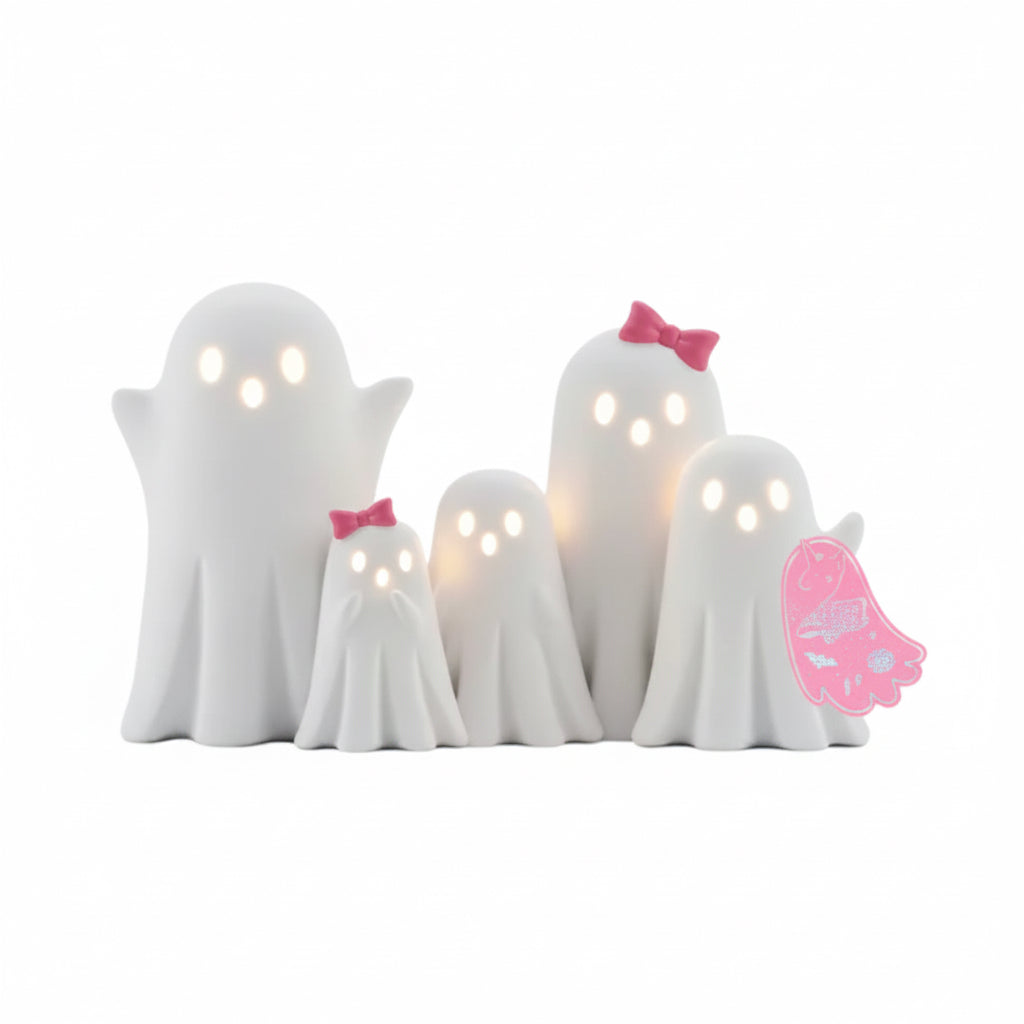 Light up ghost family