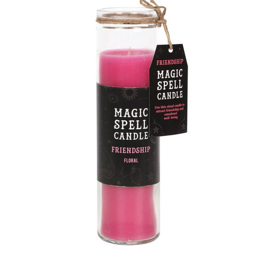 Tube candle - friendship magic spell