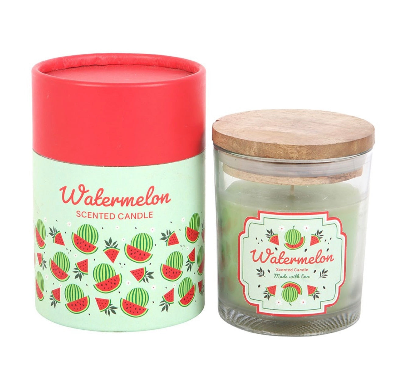 Watermelon scented candle