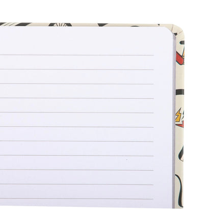 Retro 80s print A5 notebook