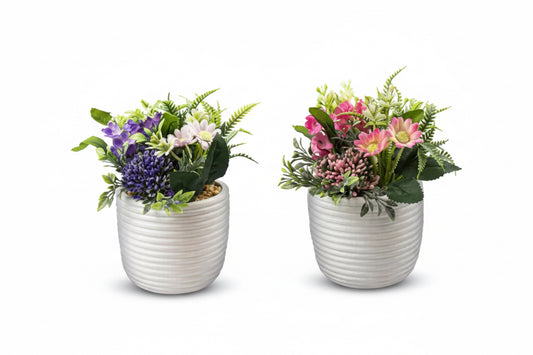 Artificial plant in pot