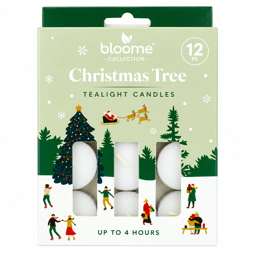 Christmas tea lights 12 pack - Christmas tree