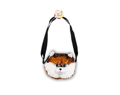 Sequin plush bag