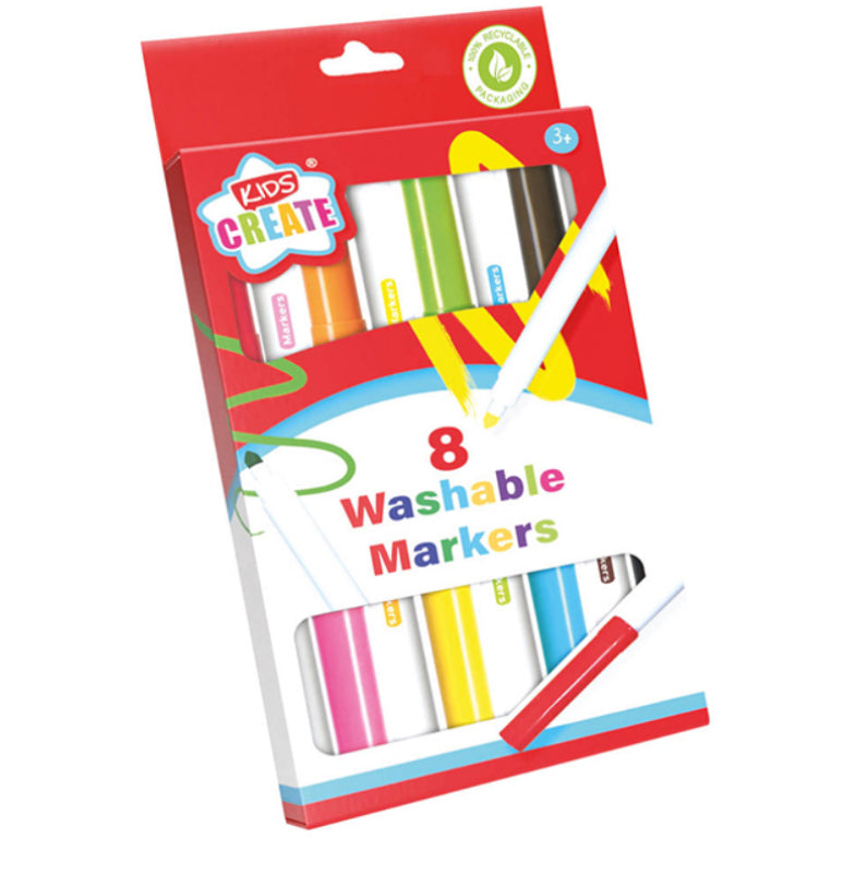 Washable markers 8 pack