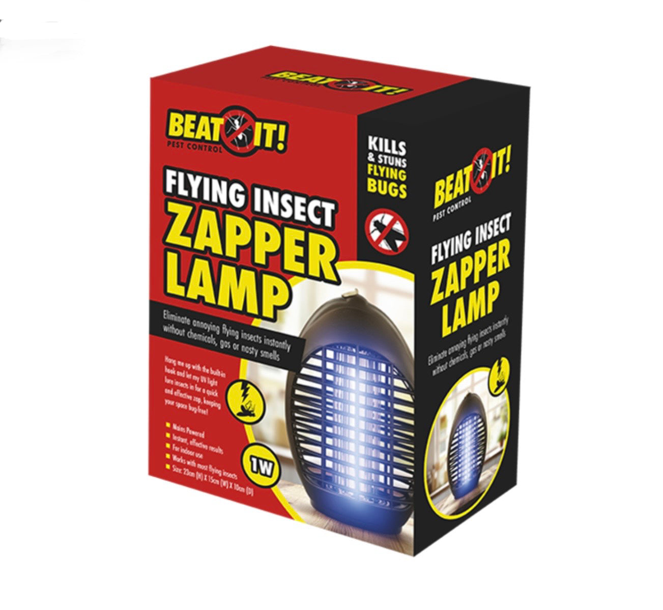 Flying insect zapper lamp