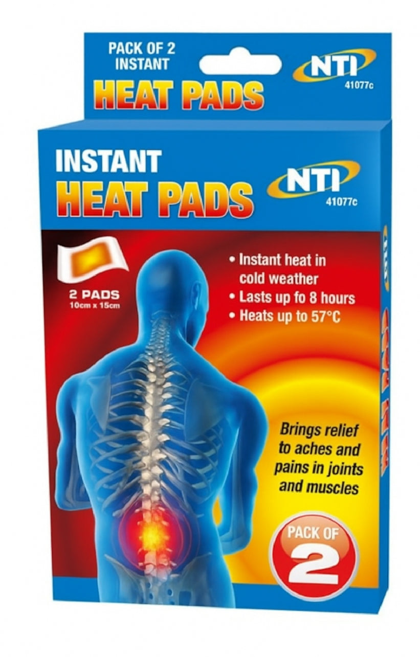 Blue instant heat pads