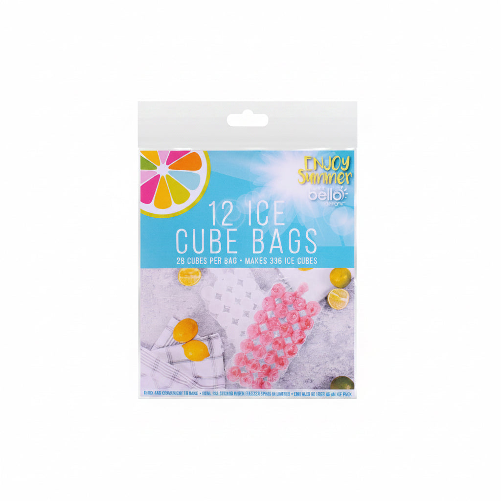 Ice cube bags 12 pack