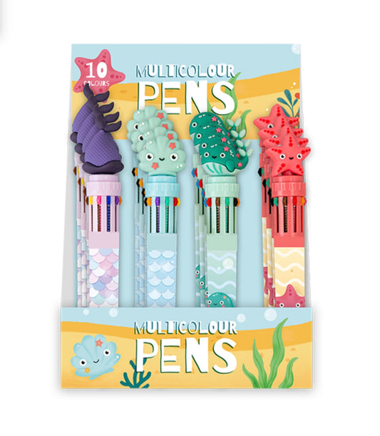 Sealife 10-colour pen