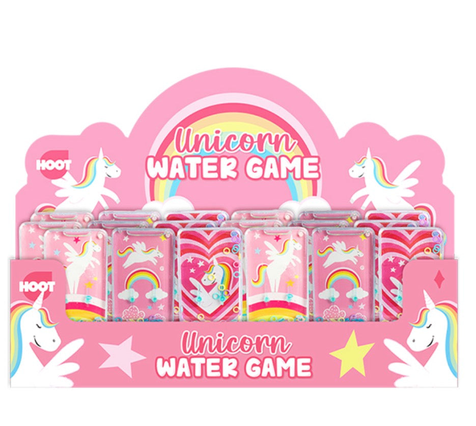 Unicorn aqua hoops water game