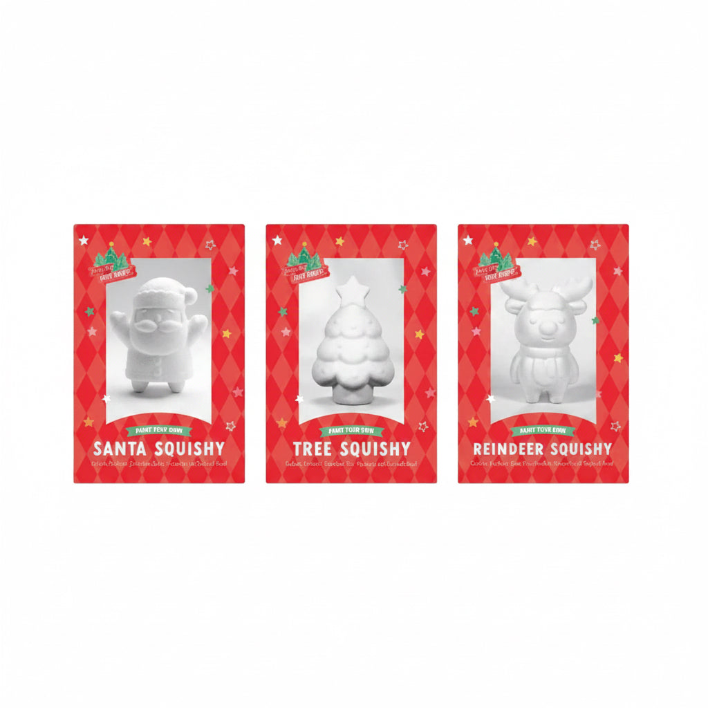 Colour your own large Christmas squishy