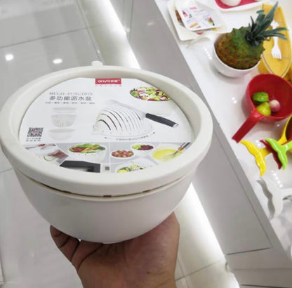 Salad cutter bowl