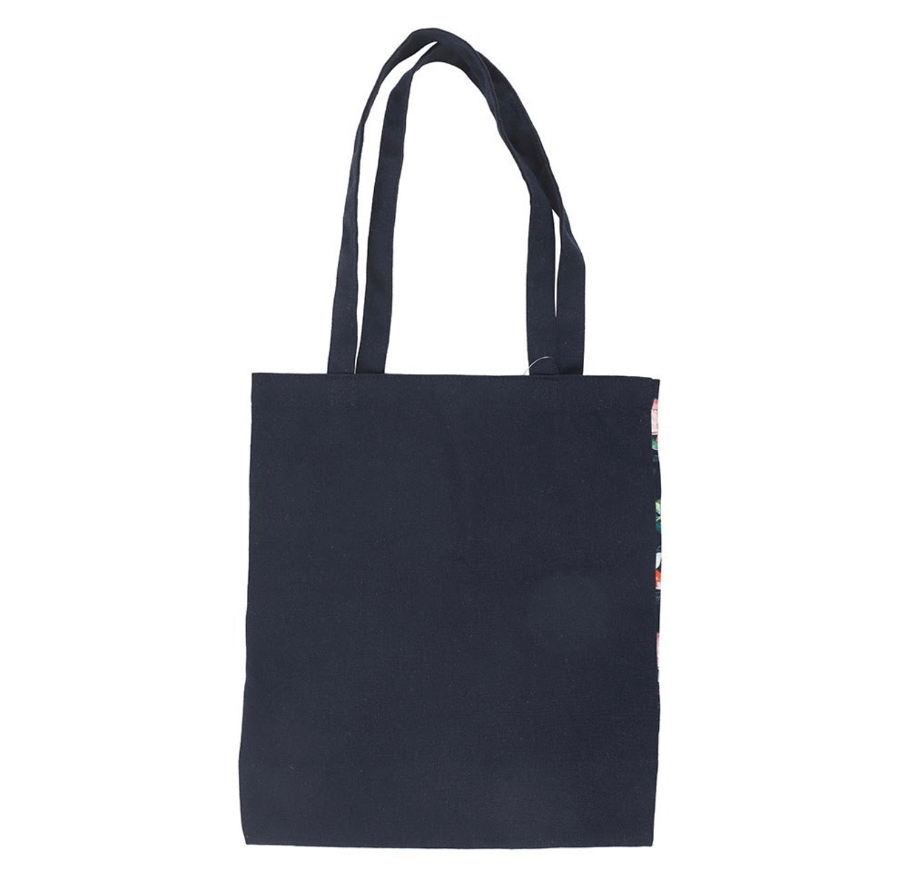 Pond print polycotton tote bag