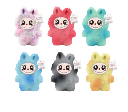 Two-tone plush character keyring