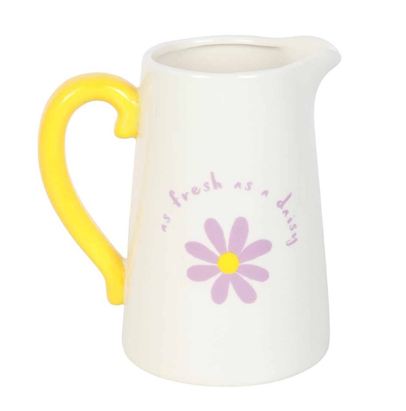 Fresh as a daisy ceramic flower jug