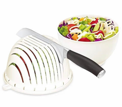 Salad cutter bowl