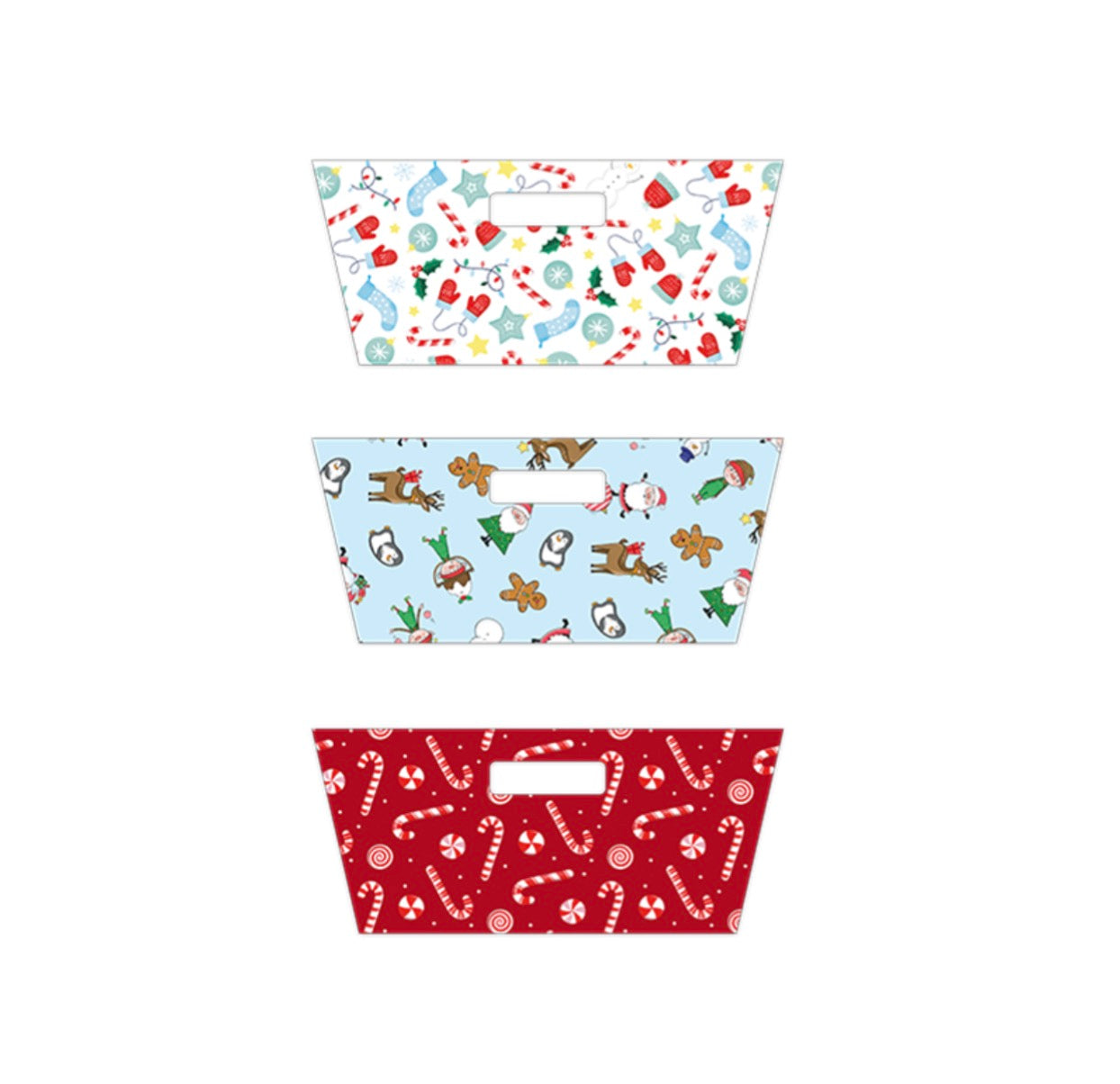 Rectangle printed hamper tray