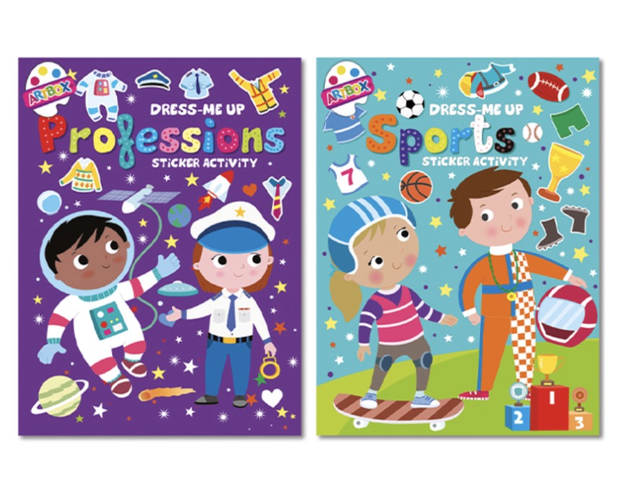Artbox dress me up sticker book