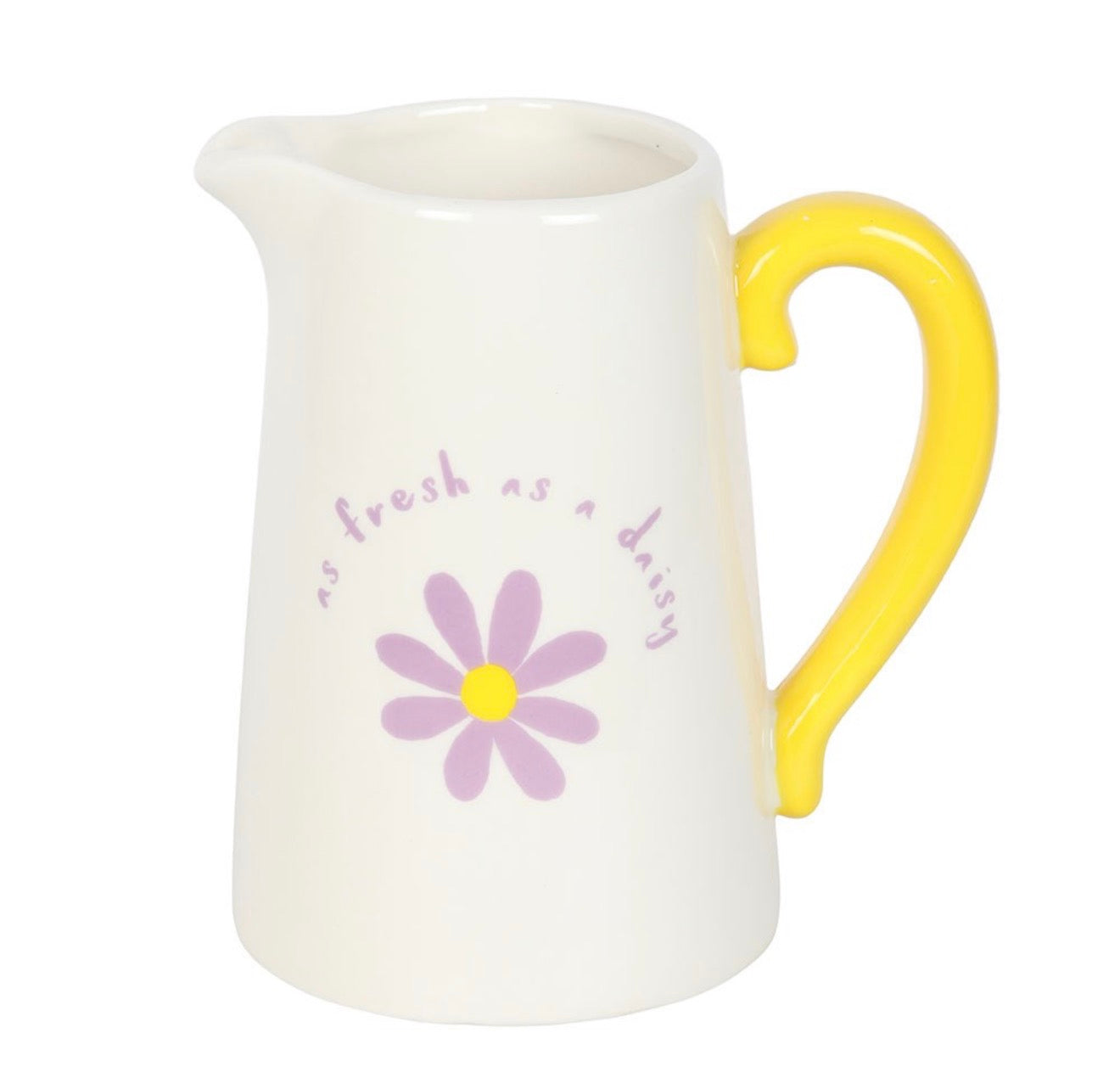 Fresh as a daisy ceramic flower jug