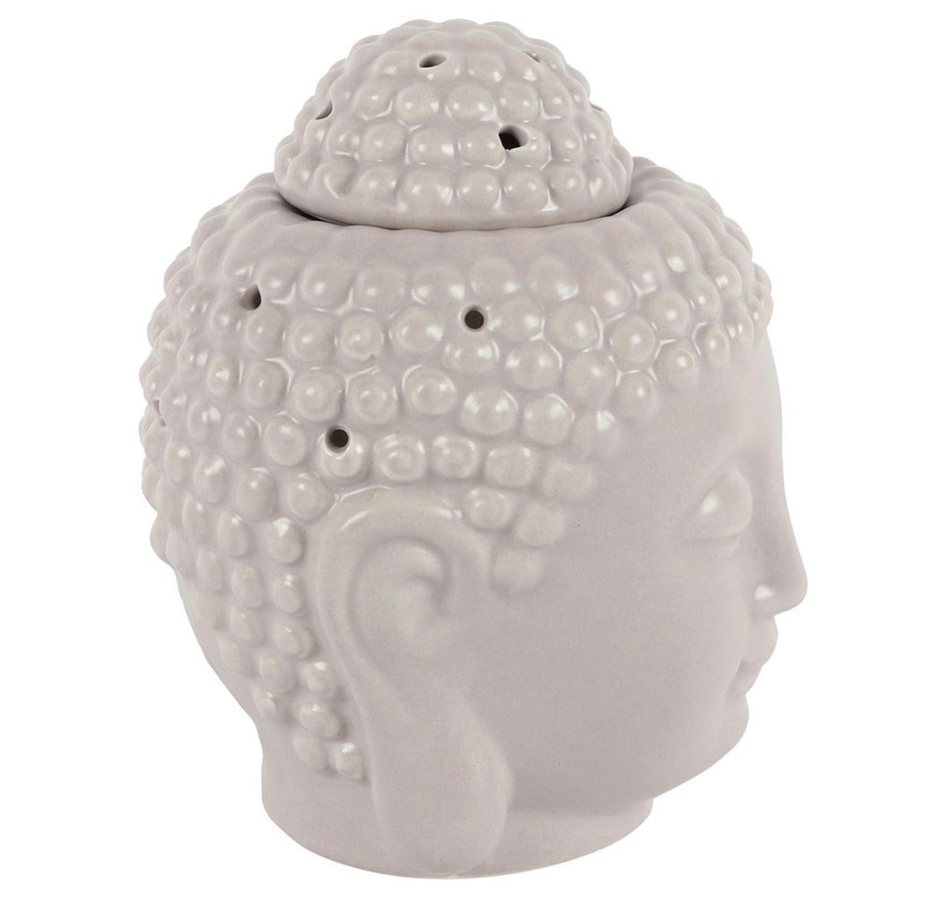 Small grey Buddha oil burner