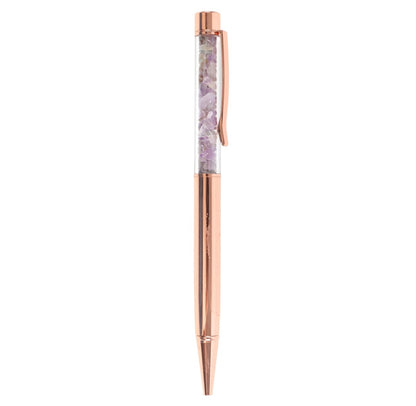 The moon dream journal with amethyst pen