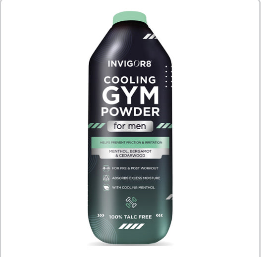 Cooling gym powder for men
