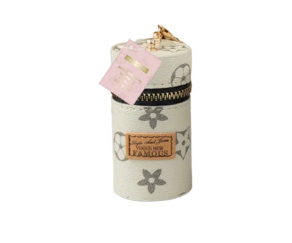Luxury barrel purse keyring