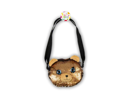 Sequin plush bag