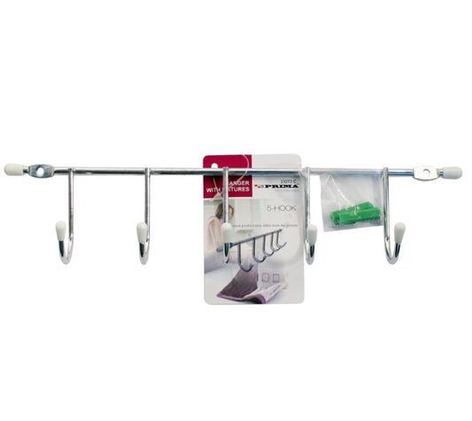 5-hook hanger with fixtures