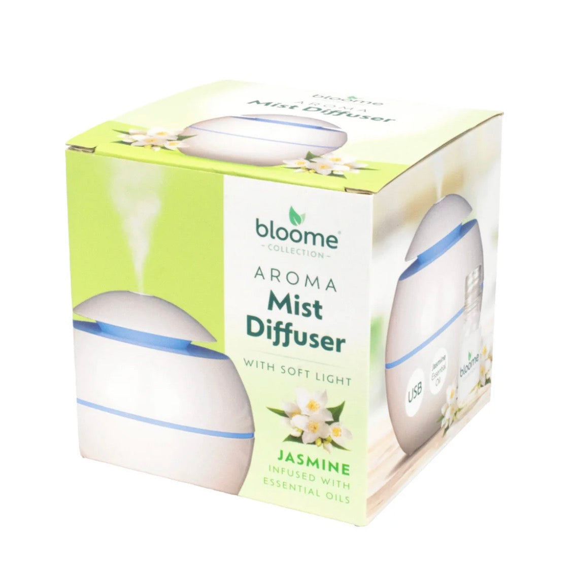 Bloome aroma mist diffuser with soft light - jasmine