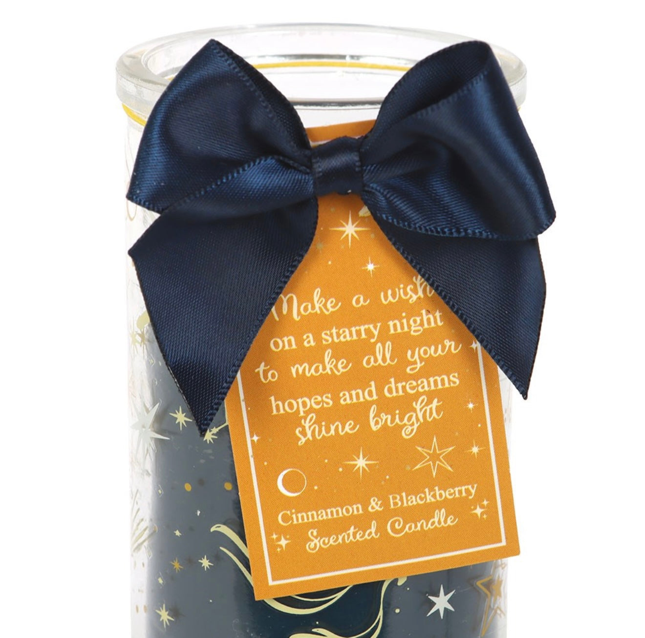 Tube candle - starry night