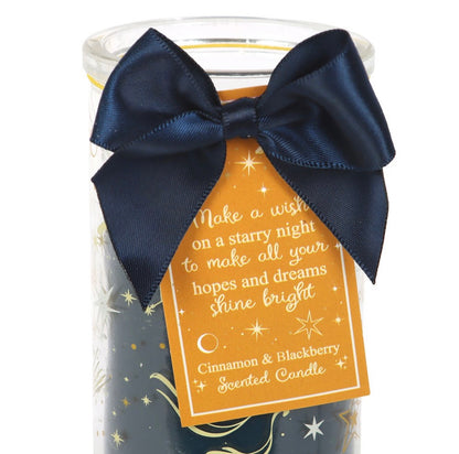 Tube candle - starry night