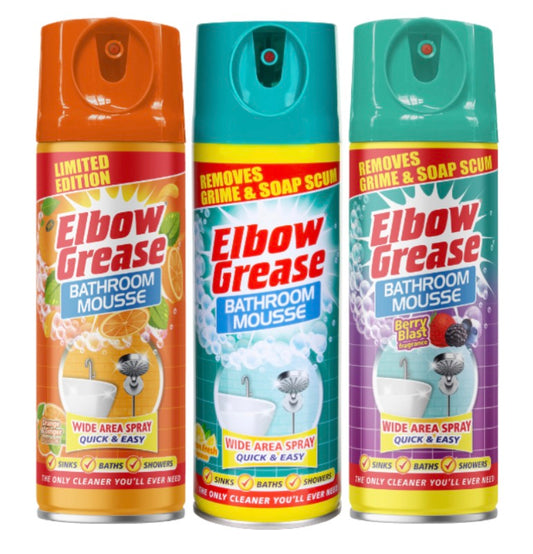 Elbow Grease bathroom mousse