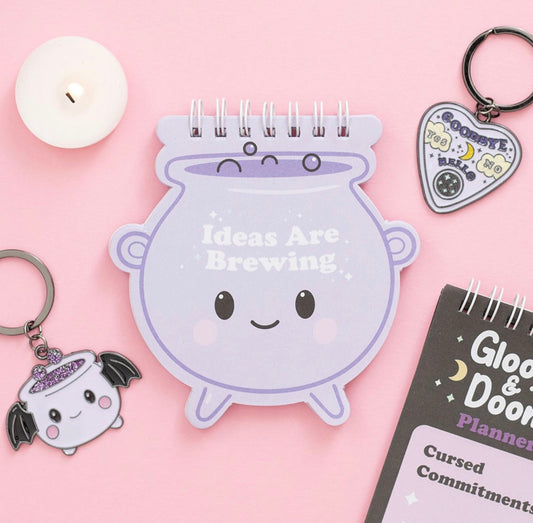 Pastel cauldron notepad