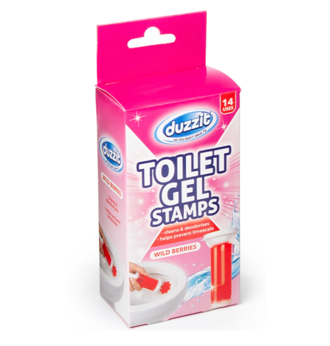 Duzzit toilet gel stamps - wild berries