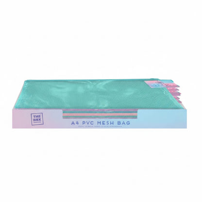 Pastel A4 PVC mesh bag