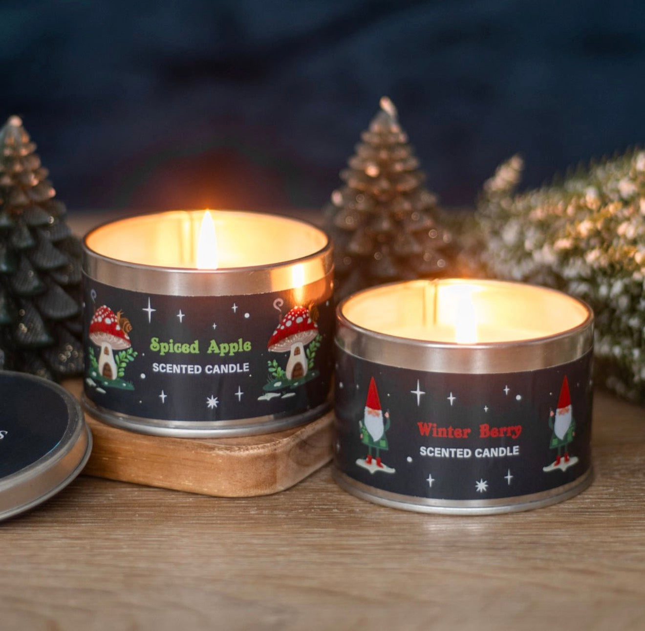 Gnome sweet gnome candle