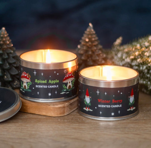 Gnome sweet gnome candle