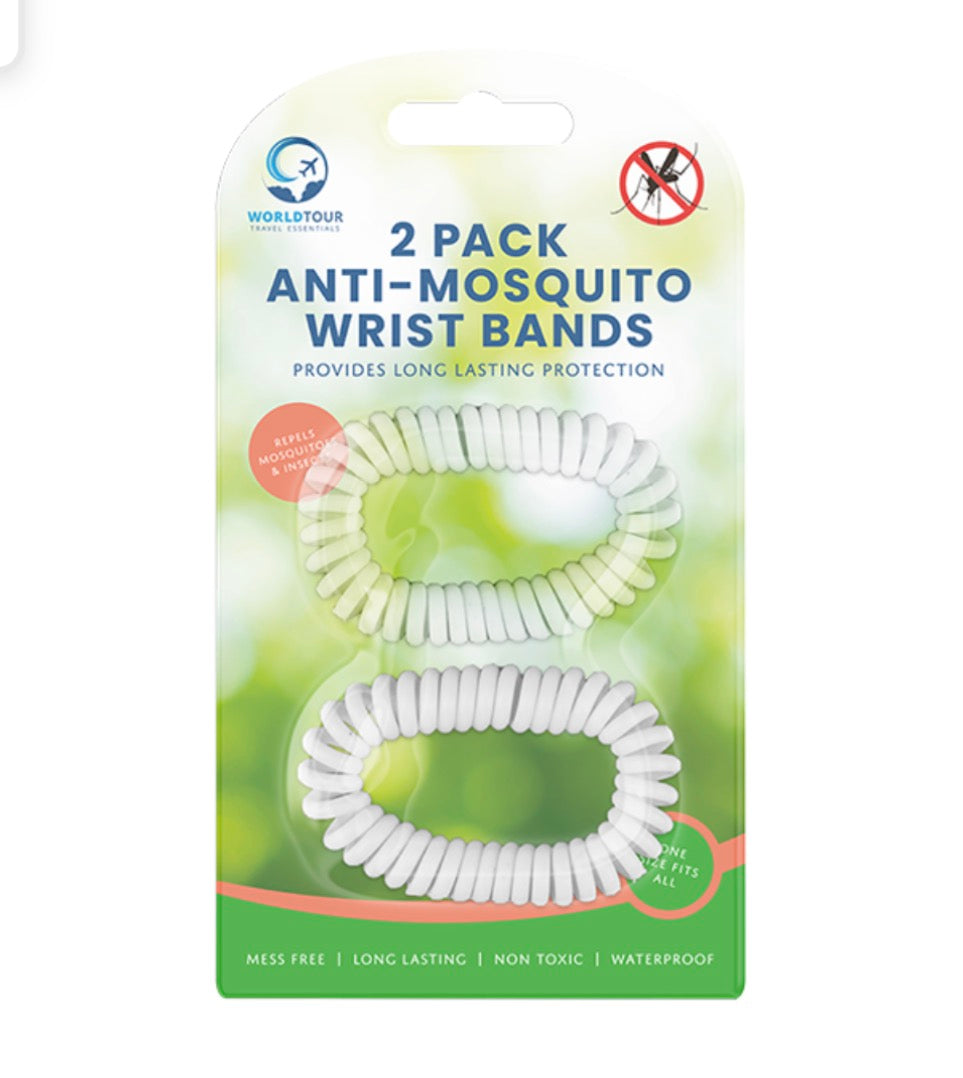 Anti mosquito wrist bands 2 pack
